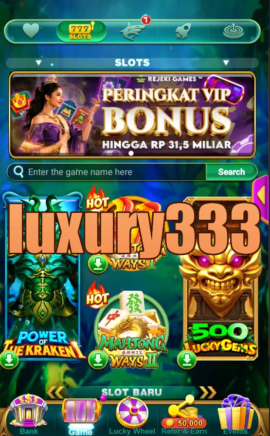 luxury333 Tangkapan Layar Resmi APK